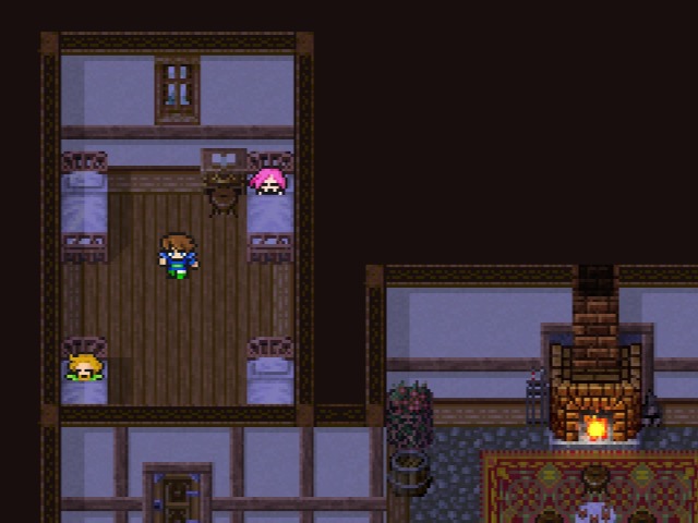 目を覚ますバッツ