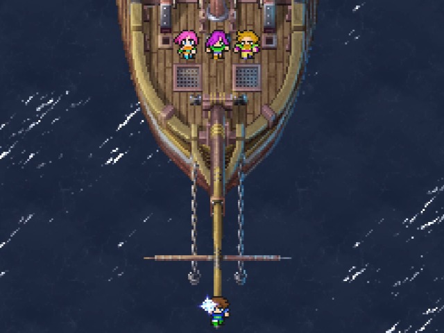 運河のカギで開門するバッツ