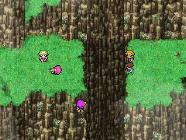 崖を登るファリス