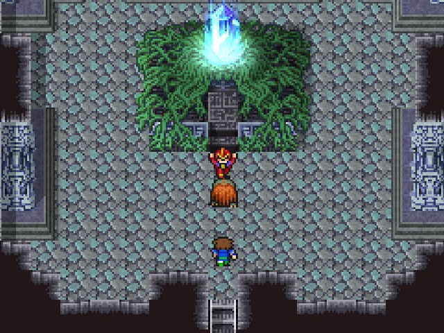 ガルラと戦士の対峙