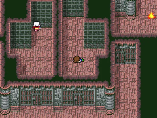 牢に投げ入れられるバッツたち