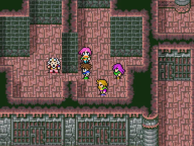 クリスタルのかけらに眼鏡を飛ばすシド博士