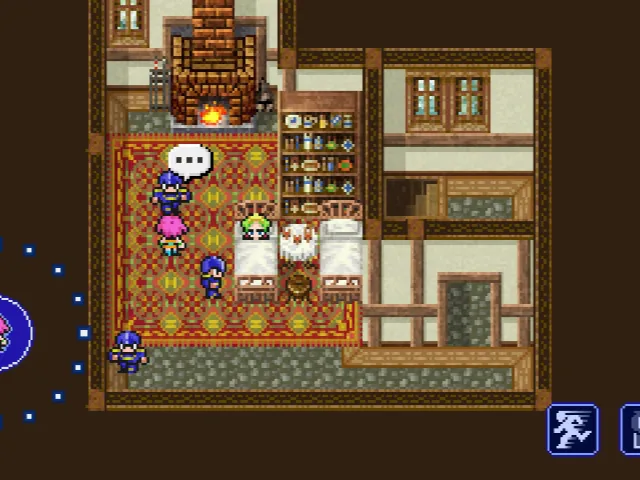 宿屋でうなされるカルナック女王
