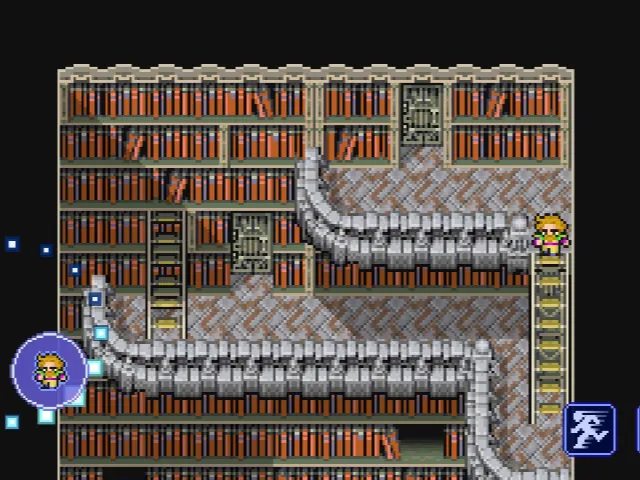 吹き抜け図書室