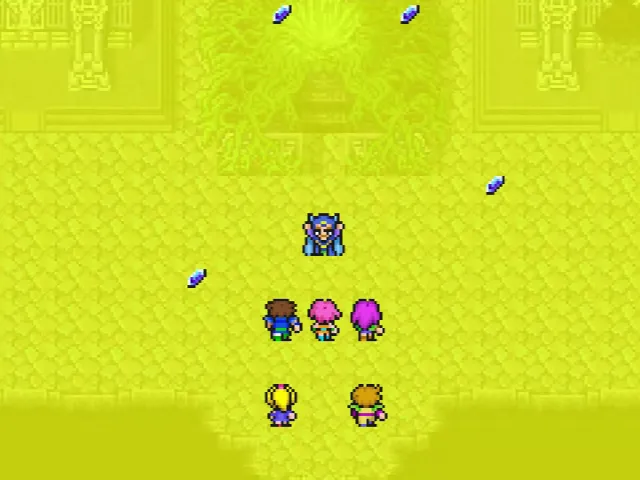 クリスタルのかけらを元に戻すタイクーン王